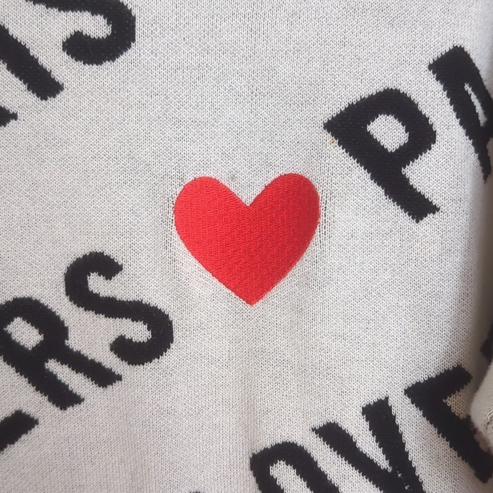 Zadig & Voltaire Sweater Small Paris is for lovers sweater - Picture 2 of 5